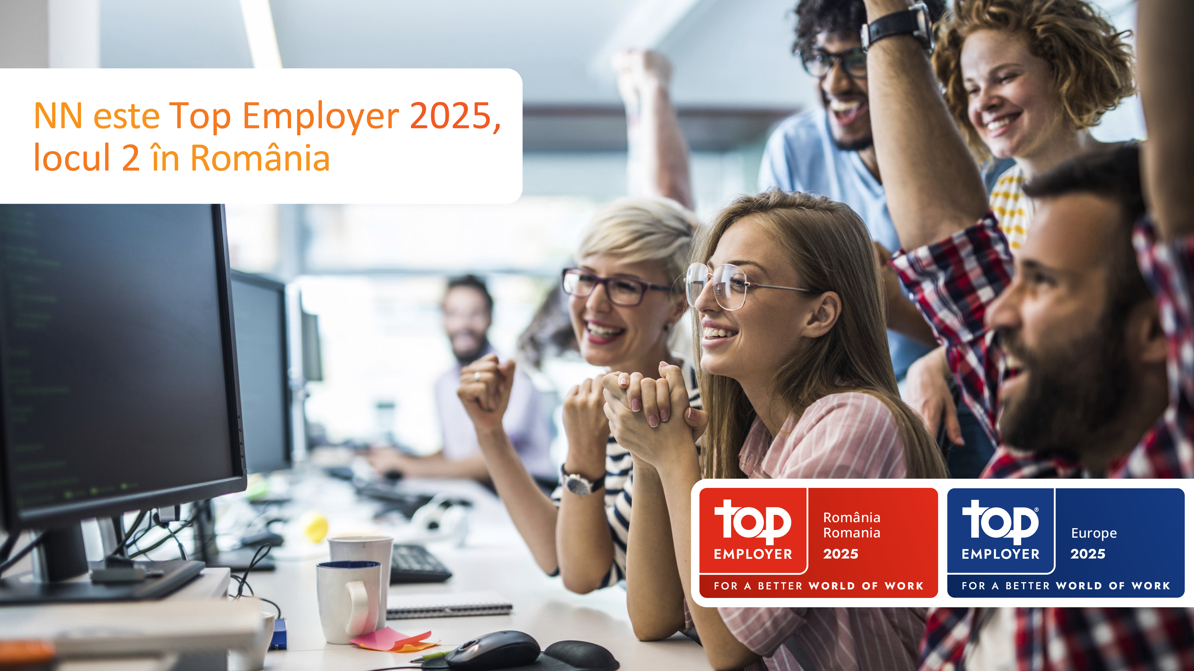 NN este Top Employer pentru al șaptelea an consecutiv în 2025